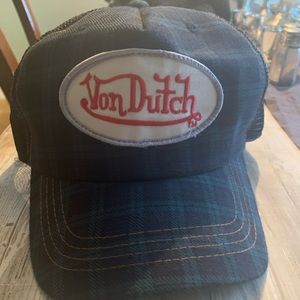 Vintage Von Dutch Plaid Hat